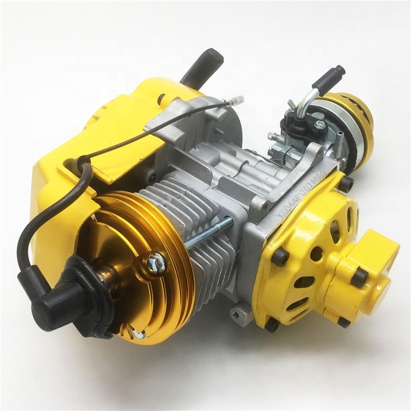 Low noise 2 Stroke engine for 47cc 49cc 50cc pocket bike new clutch bell