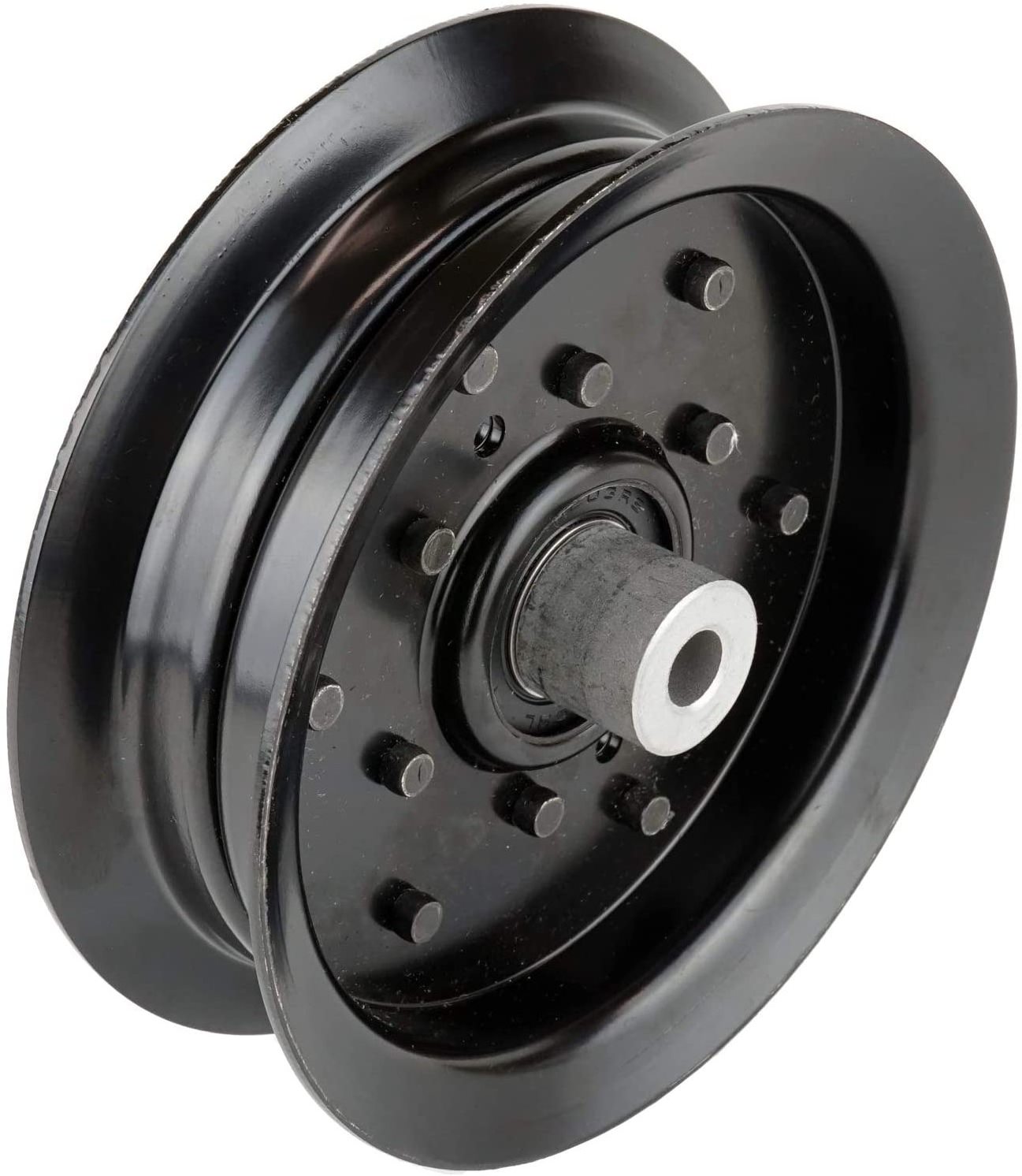 Flat Idler Pulley Bearing for Craftsman Riding Lawn Mower Tractor with 42,46,48,54 inch Deck,Replace 197379, 196106, 532196106