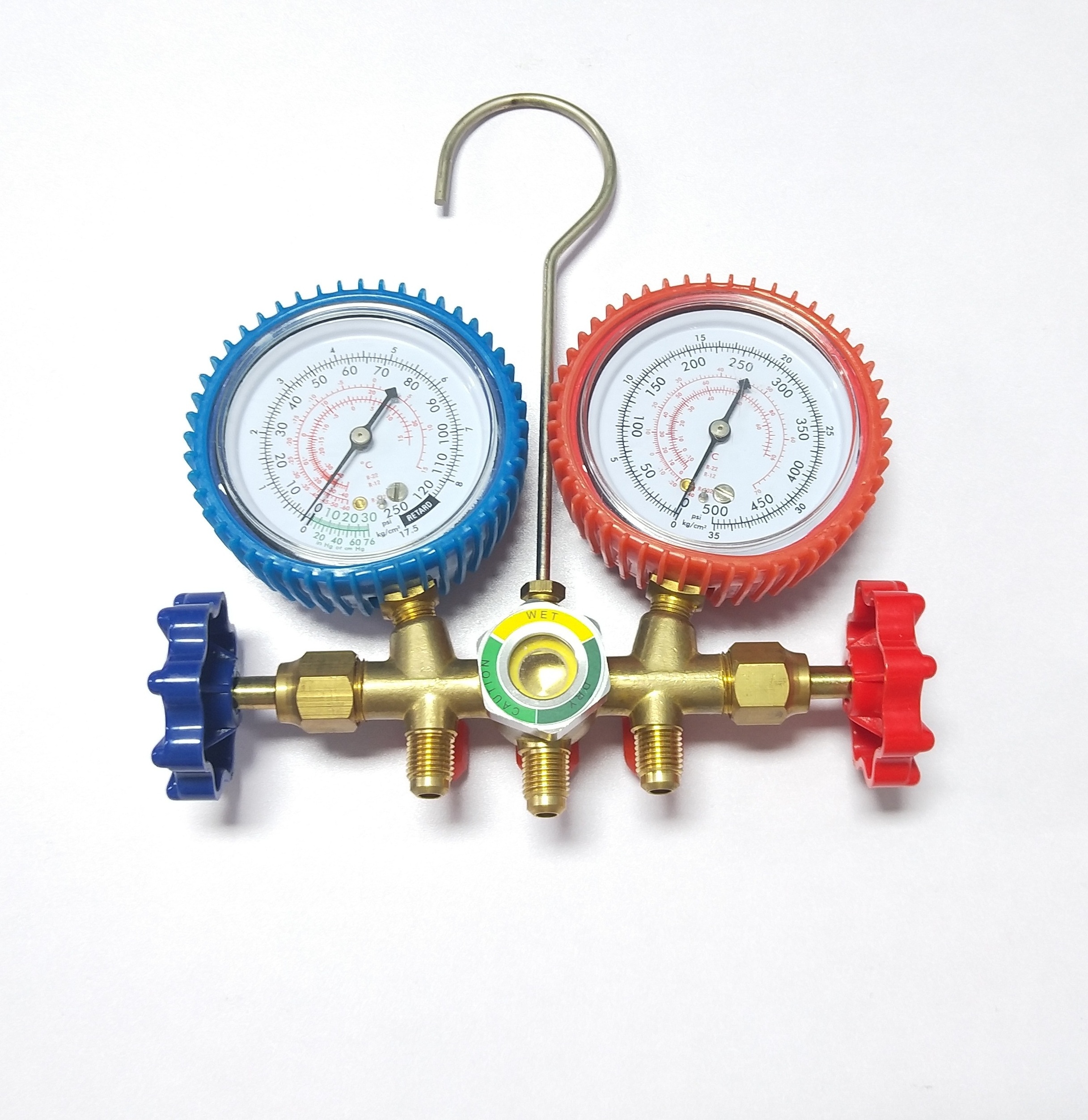 Brass manifold gauge manifold sets R410, R134A R404 R22 R12 R32 R502 PartsNet