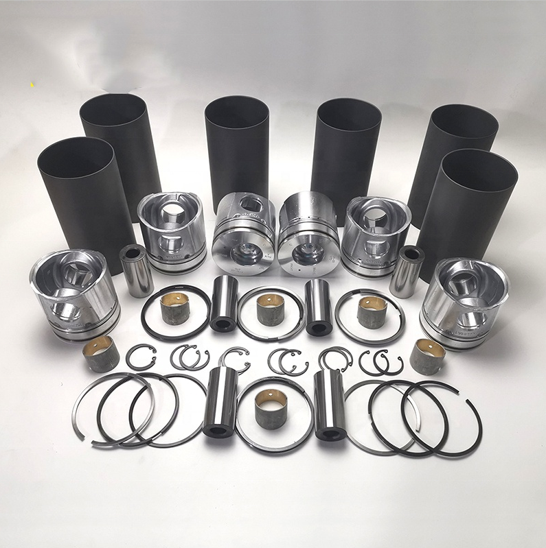 High Quality Excavator Diesel Engine D6D D6E D7D D7E Cylinder Liner Piston kit/ Liner Set for VOLVO Parts