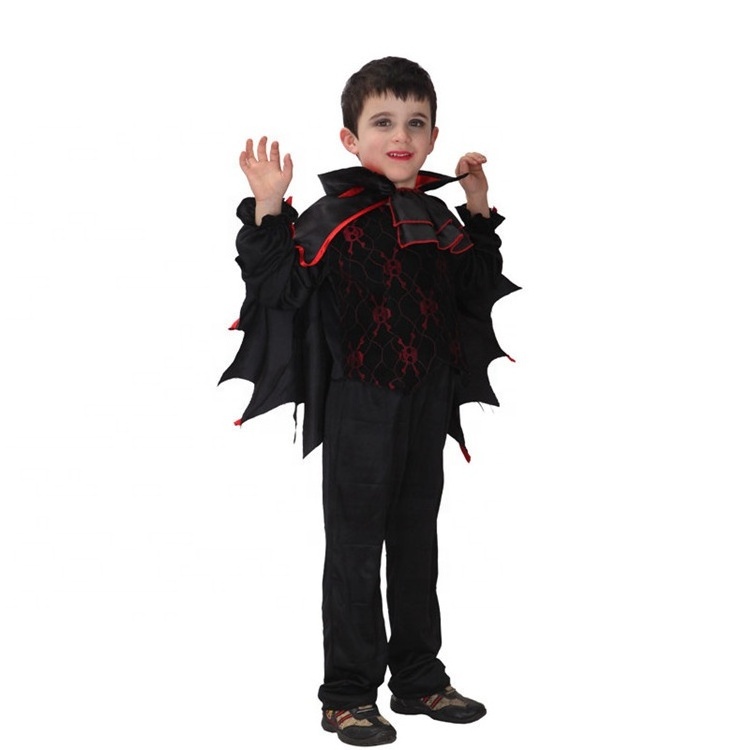 Bat Vampire Costumes for Boys Halloween Purim Carnival Masquerade Mardi Gras Outfit