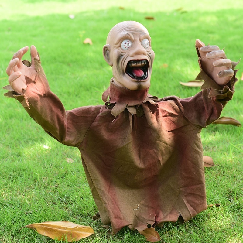 Halloween Decorations Outdoor Scary Halloween Props Zombie Groundbreaker Creepy Halloween Prop