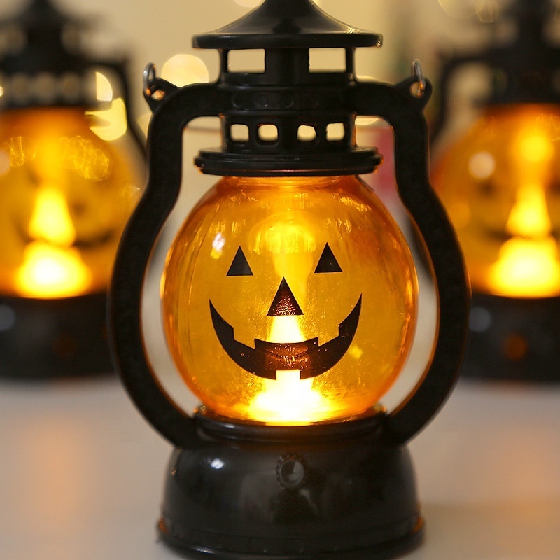 Personalized Mini Halloween Pumpkin Lanterns with Names,Led Pumpkin Lanterns,Lanterns with Hanging Rings,Halloween Custom Gifts