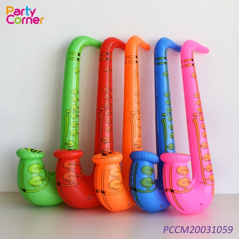 Rock and Roll Toys Instrument 80s 90s Party Decorations Inflatable Party Props