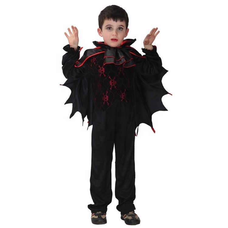 Bat Vampire Costumes for Boys Halloween Purim Carnival Masquerade Mardi Gras Outfit