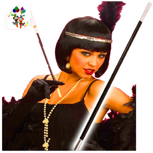 Flapper Fancy Dress Costume Black Color 30cm 1920s Long Party Cigarette Holders HPC-0936