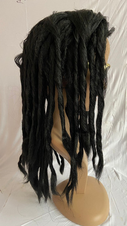 Cheap Fancy Dress Costume Mens Synthetic Dreadlocks Rasta Party Wigs HPC-2116