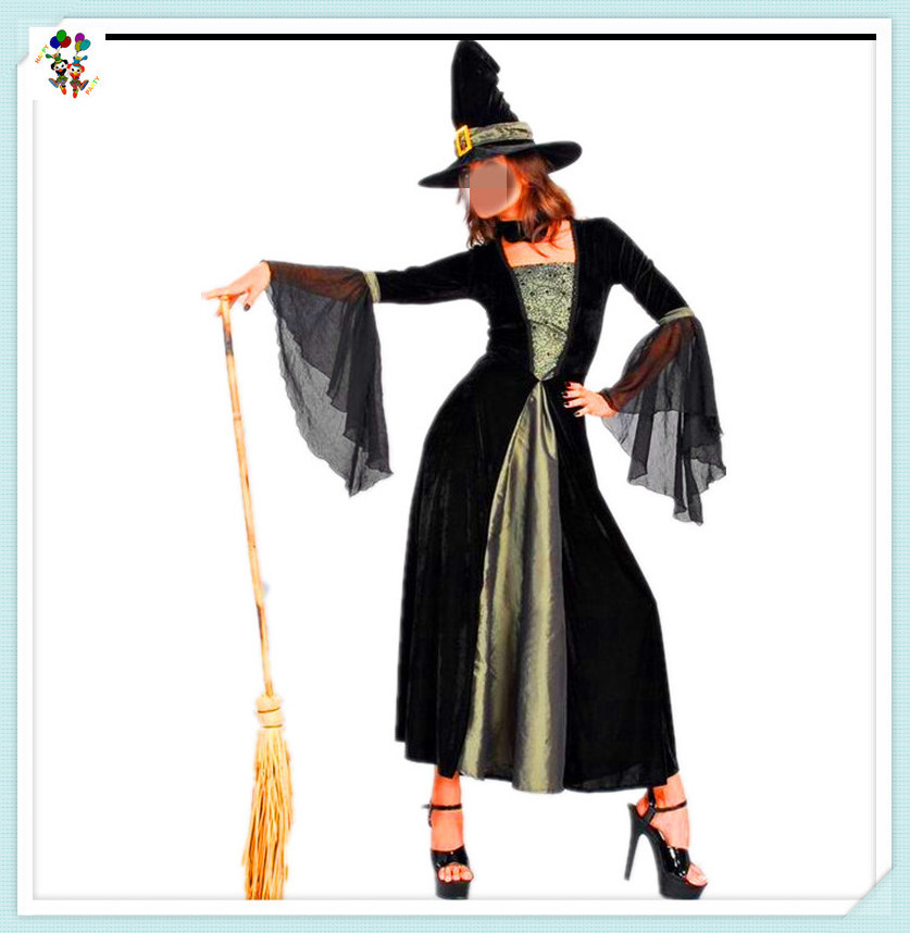 Adult Womens Party Fancy Witch Halloween Costumes HPC-3162