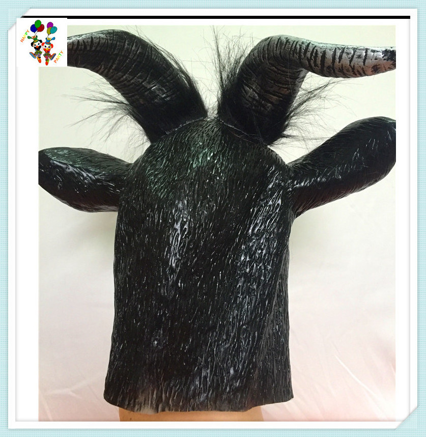 Quality Halloween Party Costume Goat Latex Animal Head Masks HPC-3500