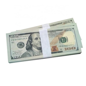 100 Pcs Custom Us Dollars Euro Prop Money Party Novelties Movie Money Play Money