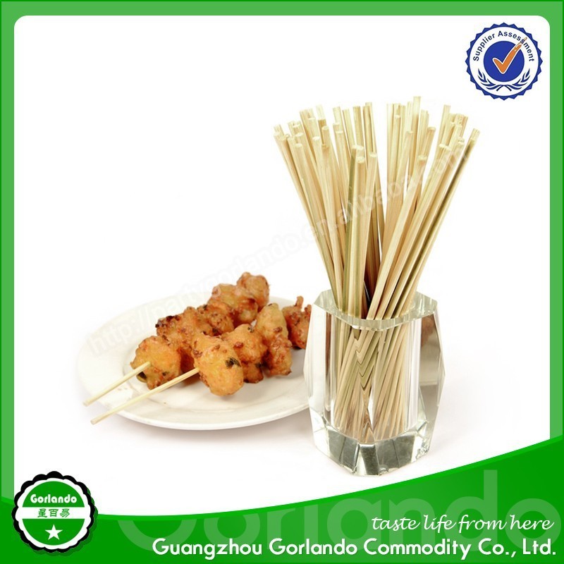 Small Dried Round BBQ Natural Thin Bamboo Stick