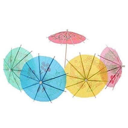 Newest decorative picks creative paper cocktail umbrella picks