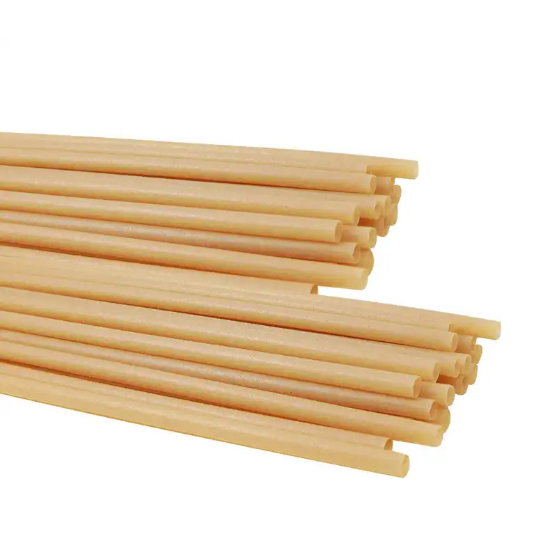 custom bio-degradable disposable bagasse straws