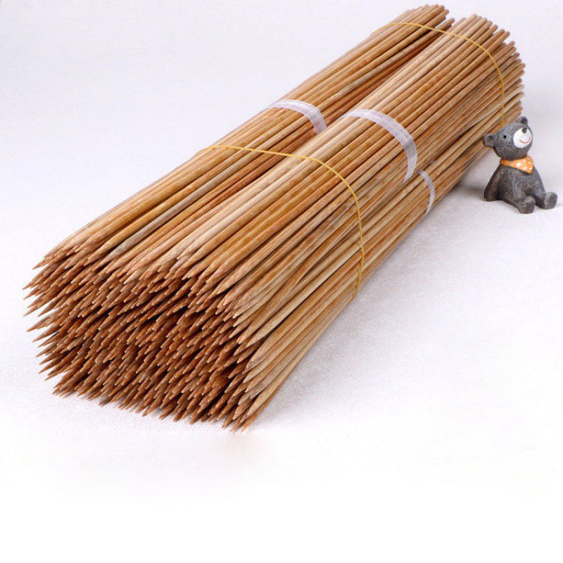 carbonization bamboo skewers  thin bamboo stick