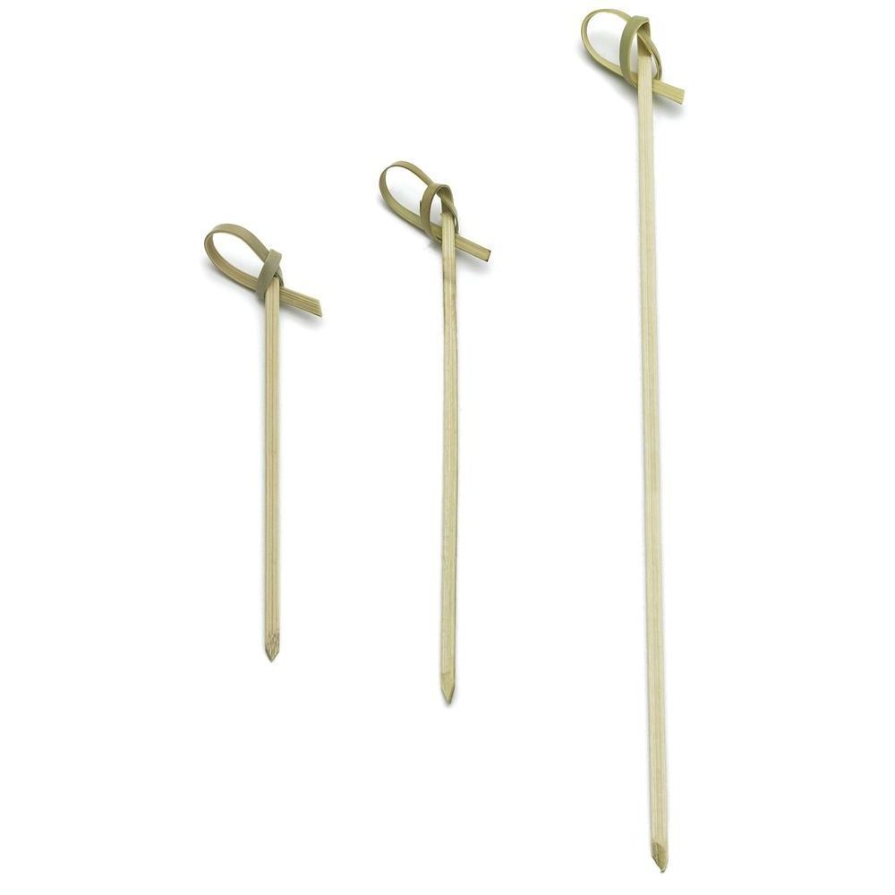 Bamboo  Cocktail Skewers 9/12/15cm Bamboo Knot Skewers for Food