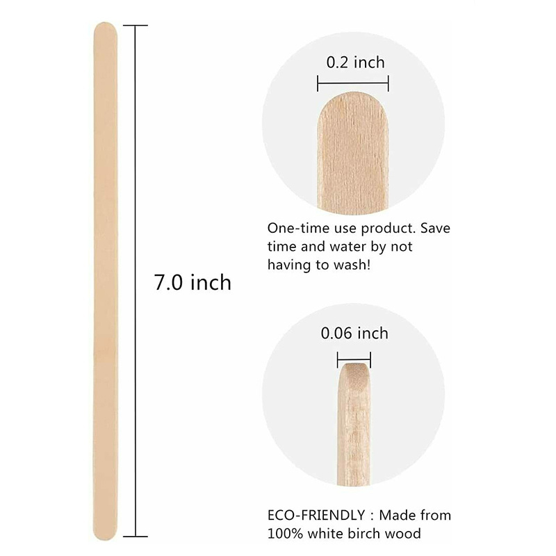 Customized Disposable Wooden Coffee Stick Portable Coffee Stir Sticks Wooden Stirrers