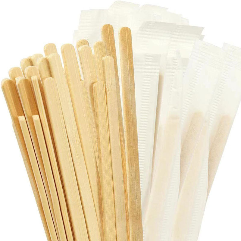 110mm 140mm Bamboo Coffee Stirrers Disposable Coffee Stir Sticks Swizzle Drink Sticks for Cocktails Coffee Bar Accessories