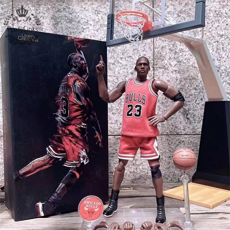 NBA Basketball Star S.H.Figuarts 1/9 Action Movable Model Figure Toy Ornament Statue Collection LBJ Kobe Curry McGrady