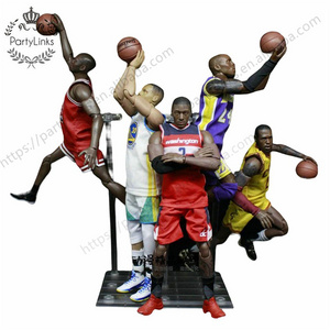 NBA Basketball Star S.H.Figuarts 1/9 Action Movable Model Figure Toy Ornament Statue Collection LBJ Kobe Curry McGrady