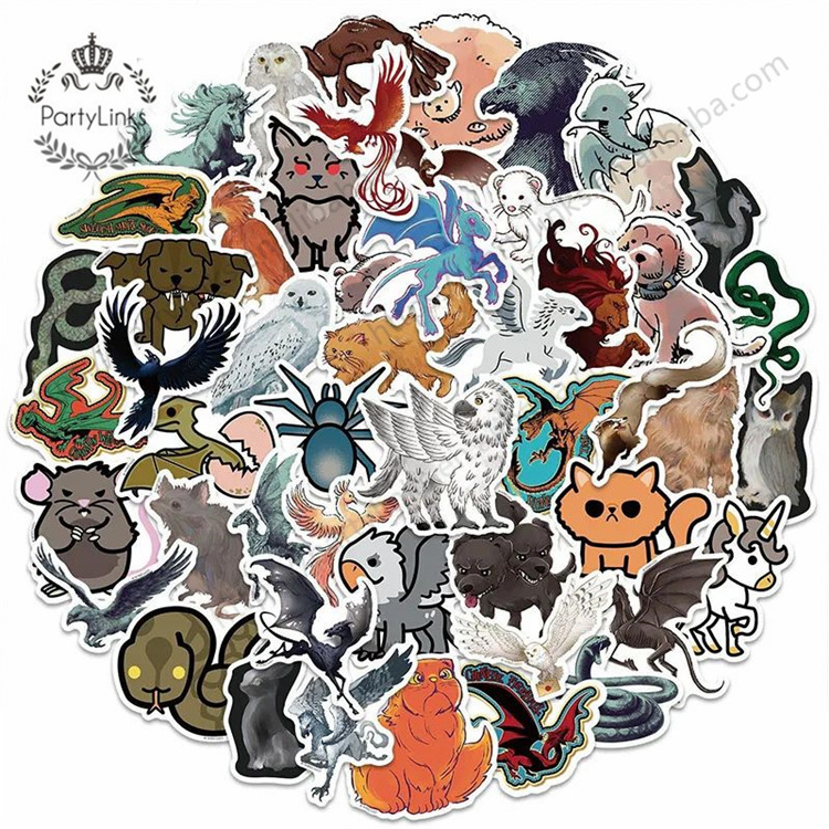 Harried Potter Stickers Anime Sticker Waterproof for Phone Laptop Scrapbook Suitcase Kid's Toy Stickers Party Fans gift