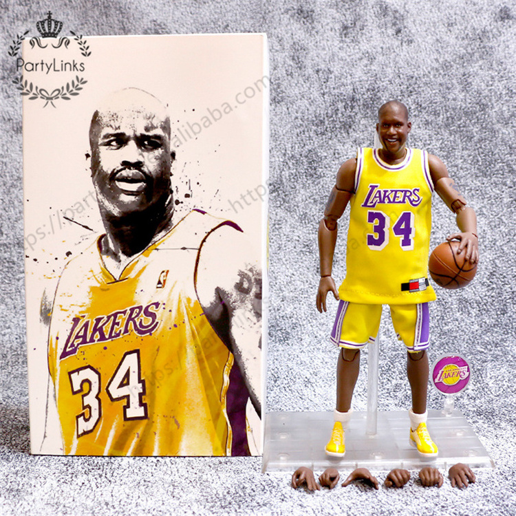 NBA Basketball Star S.H.Figuarts 1/9 Action Movable Model Figure Toy Ornament Statue Collection LBJ Kobe Curry McGrady