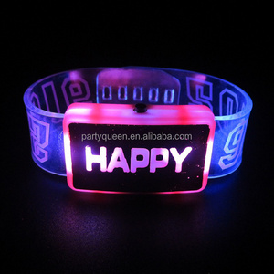 fashion lighting up bracelet,Customized led flashing bracelet