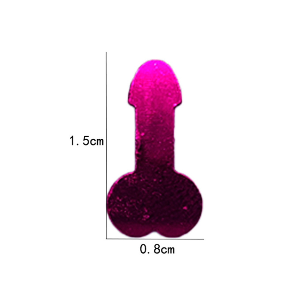 15 grams penis shape bachelorette Party Confetti Bridal Shower Table Sequins Decoration