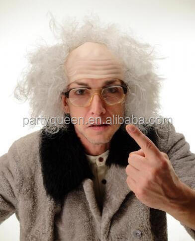 Bald wig for old men,Einstein wigs MW-003