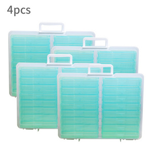 Merryart 4pcs cheap organization bins box containers photo storage case plastic organiser box photo cases