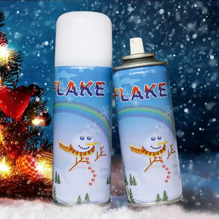 Artificial snow spray party foam snow spray birthday party decoration for Christmas holiday party supplies spray