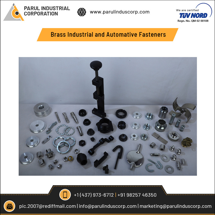 Bulk Quantity Available of Brass Industrial and Automotive Hardware Sturdy and Durable Fasteners at Superior Price