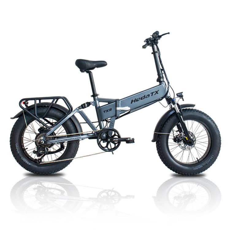 2023 USA warehouse hot sell folding ebike 20 inch 500w electric fat tire foldable bikes