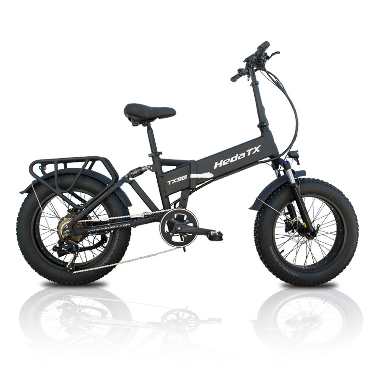 2023 USA warehouse hot sell folding ebike 20 inch 500w electric fat tire foldable bikes