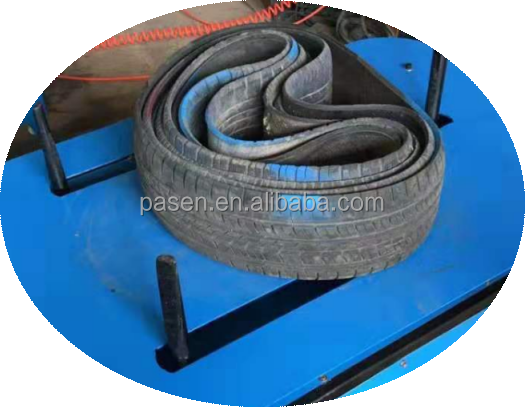 Pyrolysis machine with tyre packing machine tyre cutting machine tyre recycling line