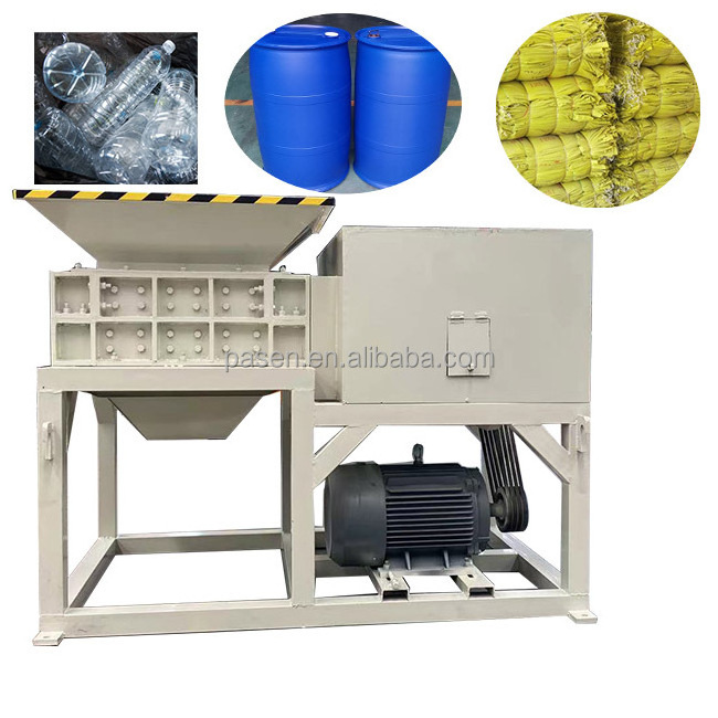 Wide application Plastic shredder machine Fish bone crusher machine Cardboard box shredder