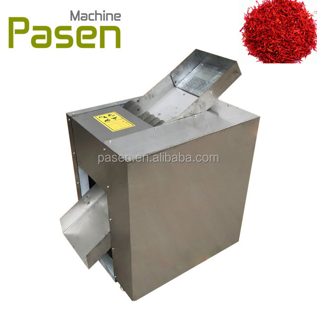 Electric red chilli stem cutting and removing machine / bell pepper cutter machine / hot pepper slicer