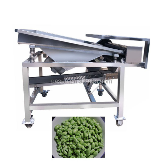 Automatic pea skin peeling machine green soybean huller pea sheller for sale