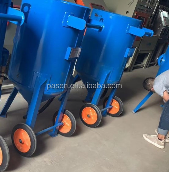 rebar sand blaster machine Pneumatic sand blaster machine automatic wheel sand blasting machine