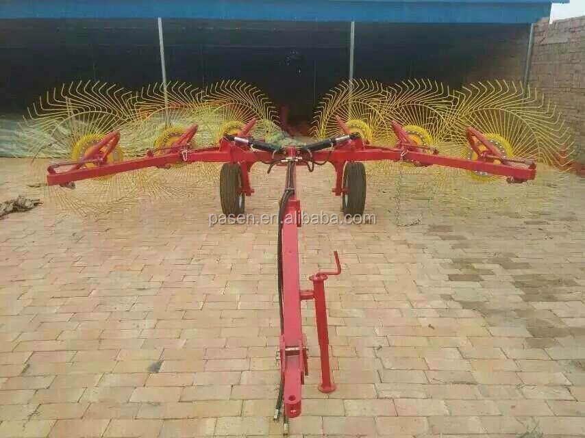 Agriculture grass rake of tractor / garden tractor rakes / hay rake tines