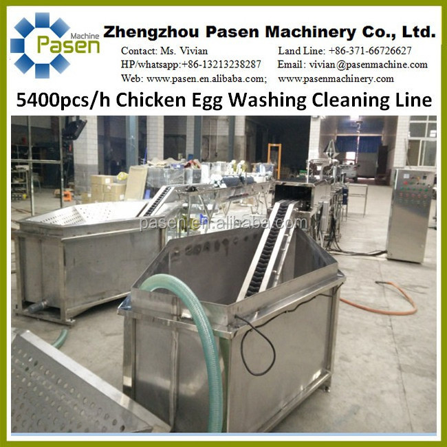 Dirty Egg Washing Drying Sterilizing Line, Egg Washing Cleaning Machine, Egg Washer Candler Sorter Machine