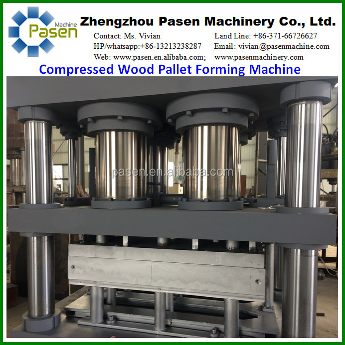 Durable 1200*1000mm Compressed Wooden Pallet Moulding Press Machine Hydraulic Wood Pallet Machine