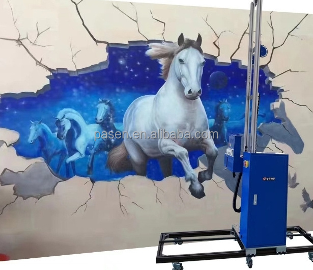 Outdoor wall printing machine 3d uv vertical wall printer Background wall uv printer