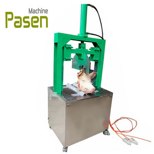 cattle head cutting slaughtering machine/ pig head splitting machine/ sheep head splitter machine