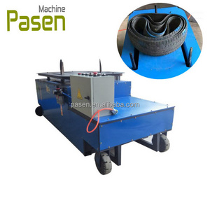 Pyrolysis machine with tyre packing machine tyre cutting machine tyre recycling line