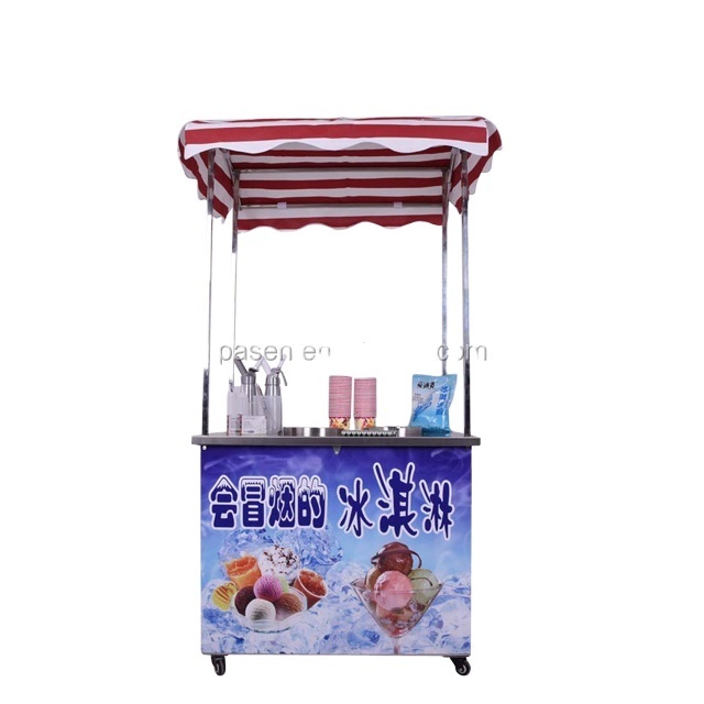 -196 Celsius liquid nitrogen ice cream making machine / fog ice cream machine on hot sale