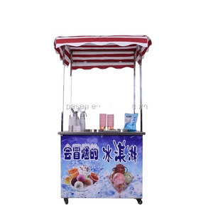 -196 Celsius liquid nitrogen ice cream making machine / fog ice cream machine on hot sale