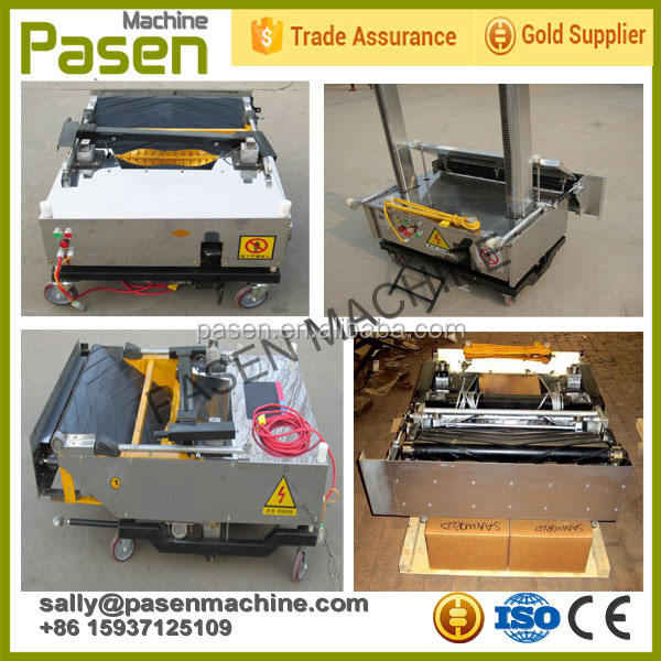 mortar plastering machine for wall / new technology wall plastering machine / automatic plastering machine for wall