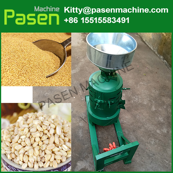 Electric oat peeling machine Barley skin removal machine Barley peeler