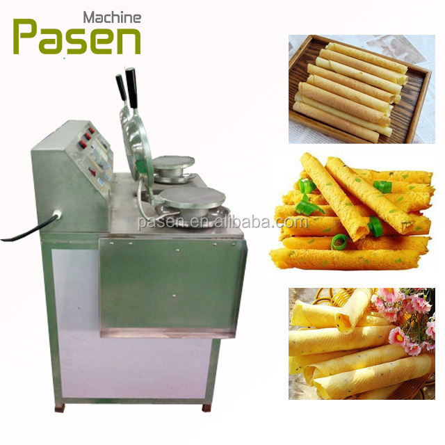 Chinese handicraft wafer Egg roll making machine egg waffle maker