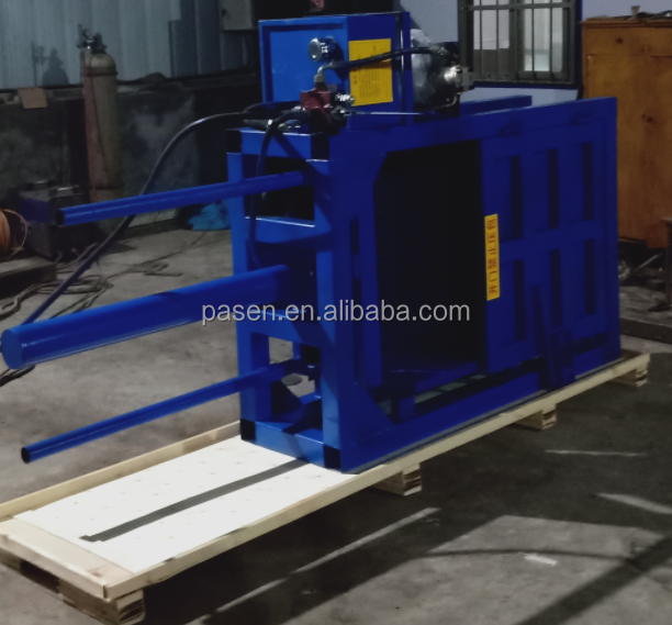 used textile and clothes baler press machine cardboard box Recycling Baler Machine Hydraulic Plastic film Compact Baling Press